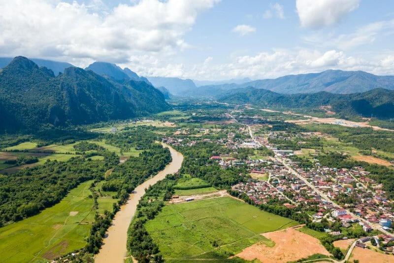 Consiana Hotel Vang Vieng Exterior photo